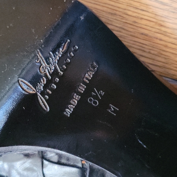 Vintage Rare Joan Hepburn Woven Leather Platform Pumps Size 8.5 Just Beautiful! - Picture 9 of 10